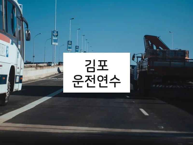 김포운전연수 후기