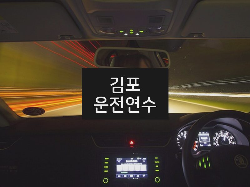 김포운전연수 후기