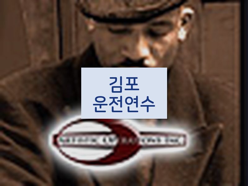 김포운전연수 후기