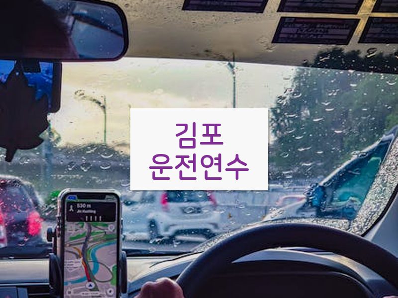 김포운전연수 후기