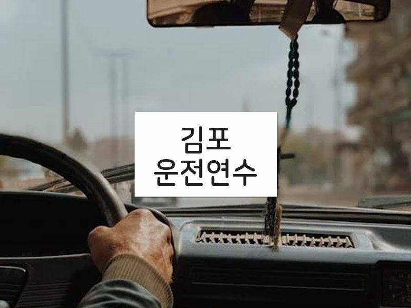 김포운전연수 후기