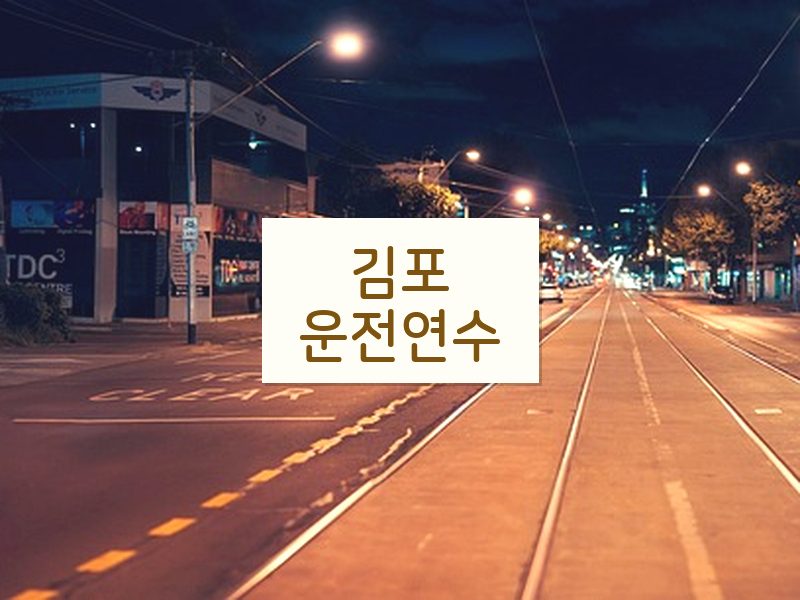 김포운전연수 후기