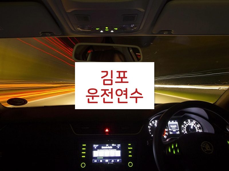 김포운전연수 후기