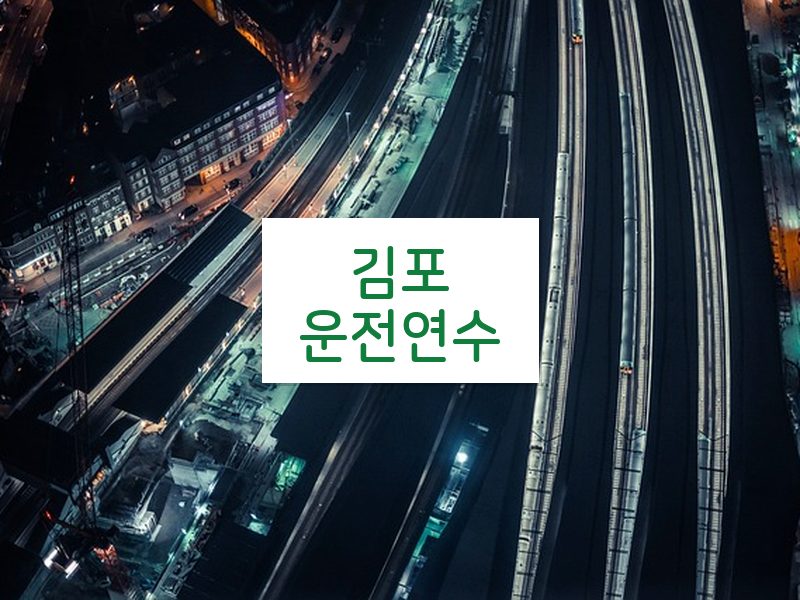 김포운전연수 후기