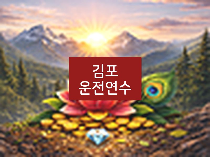 김포운전연수 후기