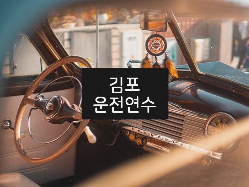 김포운전연수 후기