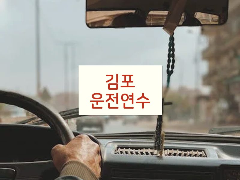 김포운전연수 후기