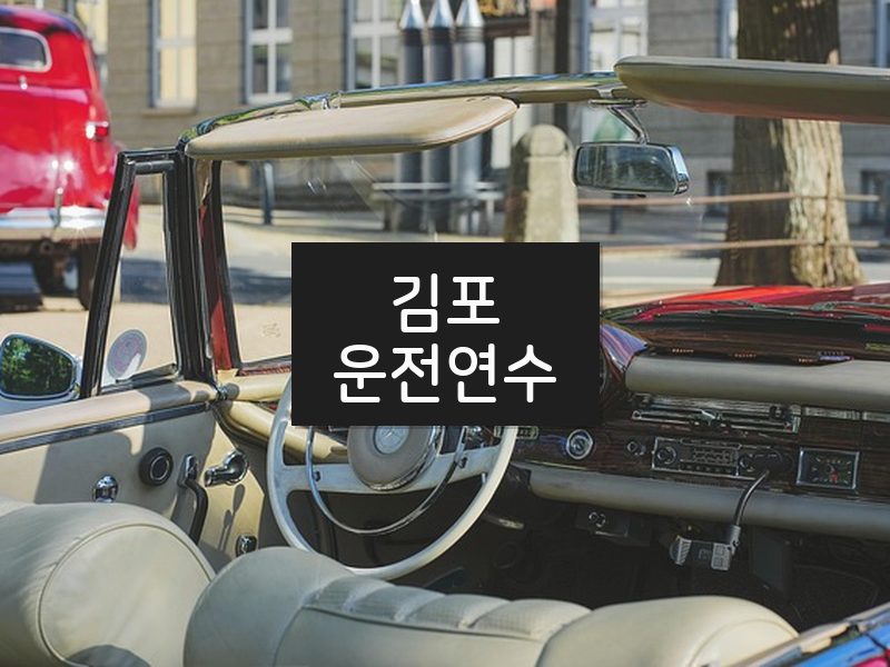 김포운전연수 후기