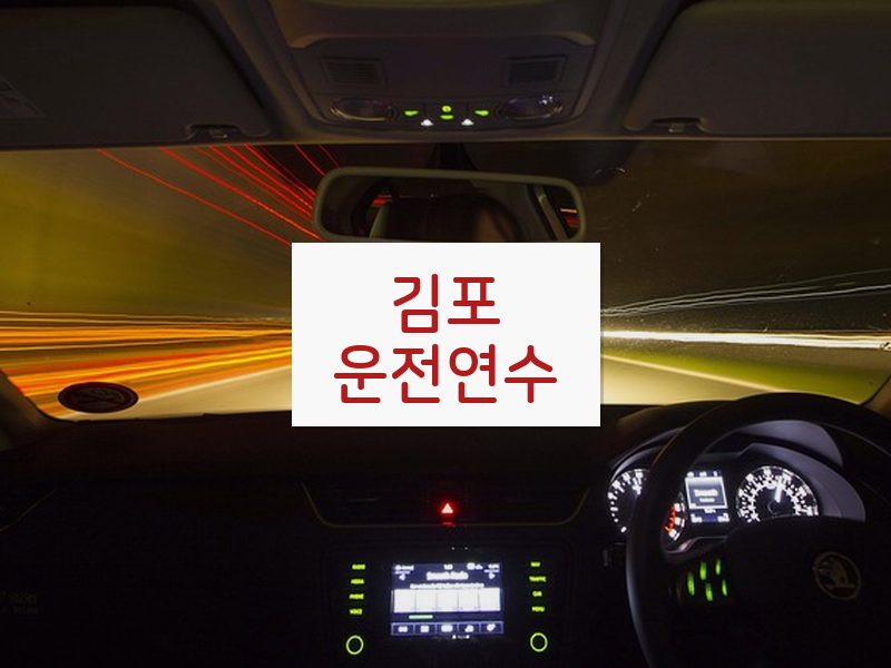 김포운전연수 후기