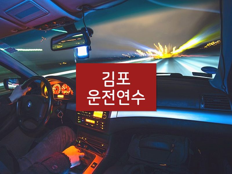 김포운전연수 후기