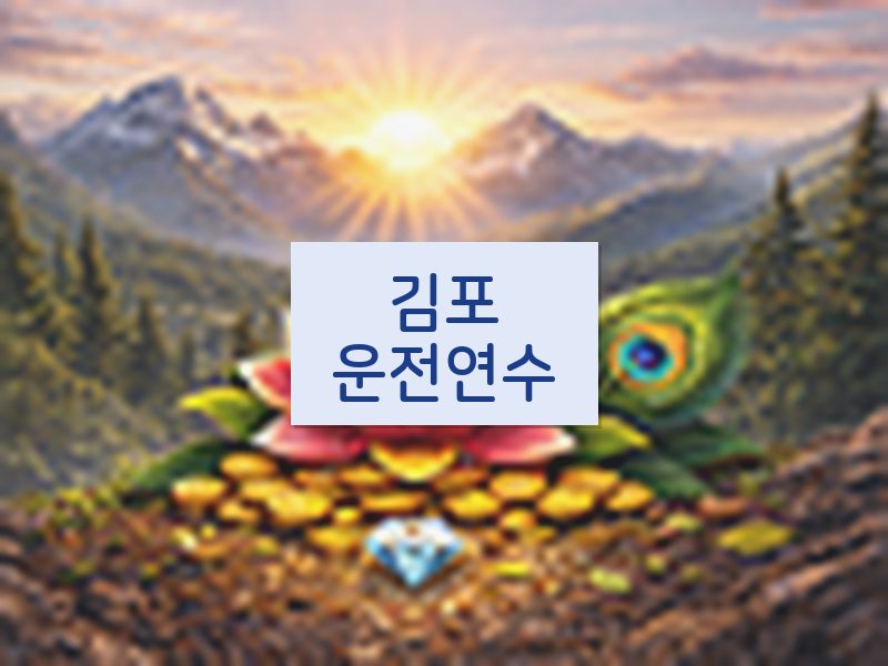 김포운전연수 후기