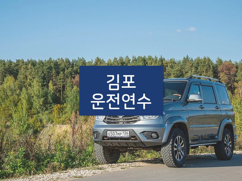 김포운전연수 후기