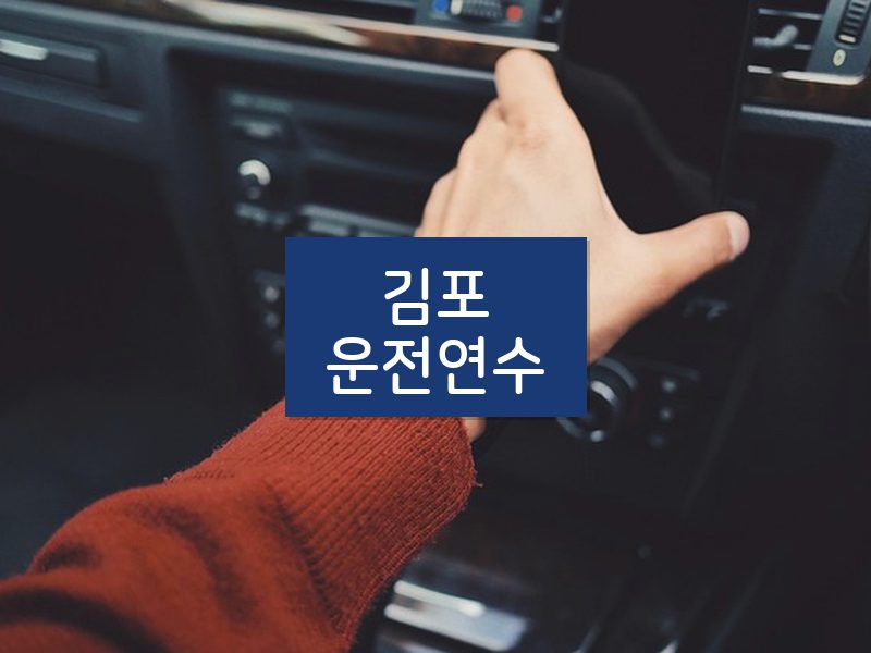 김포운전연수 후기