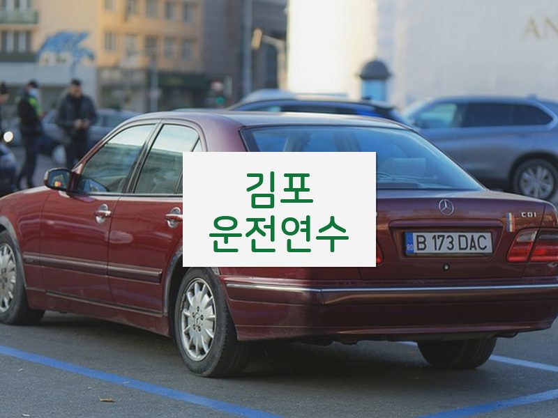 김포운전연수 후기