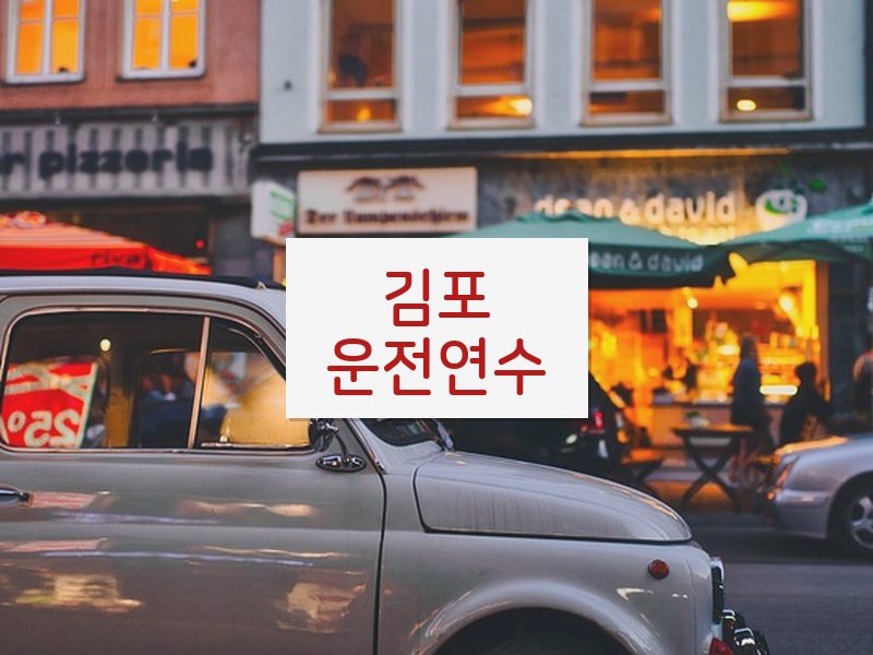 김포운전연수 후기