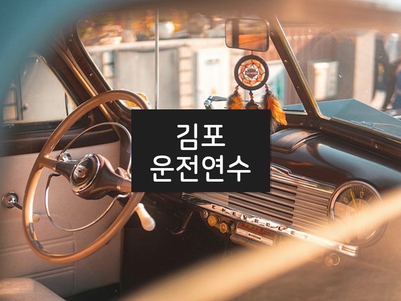 김포운전연수 후기