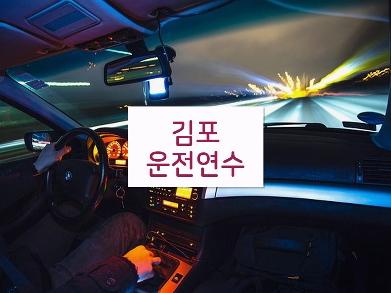 김포운전연수 후기