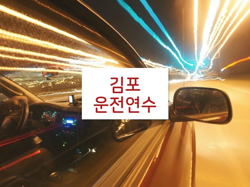 김포운전연수 후기