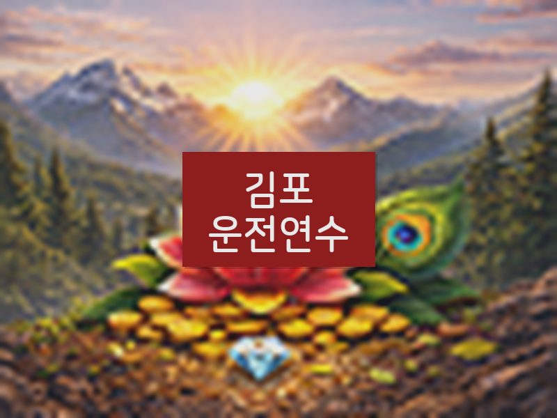김포운전연수 후기