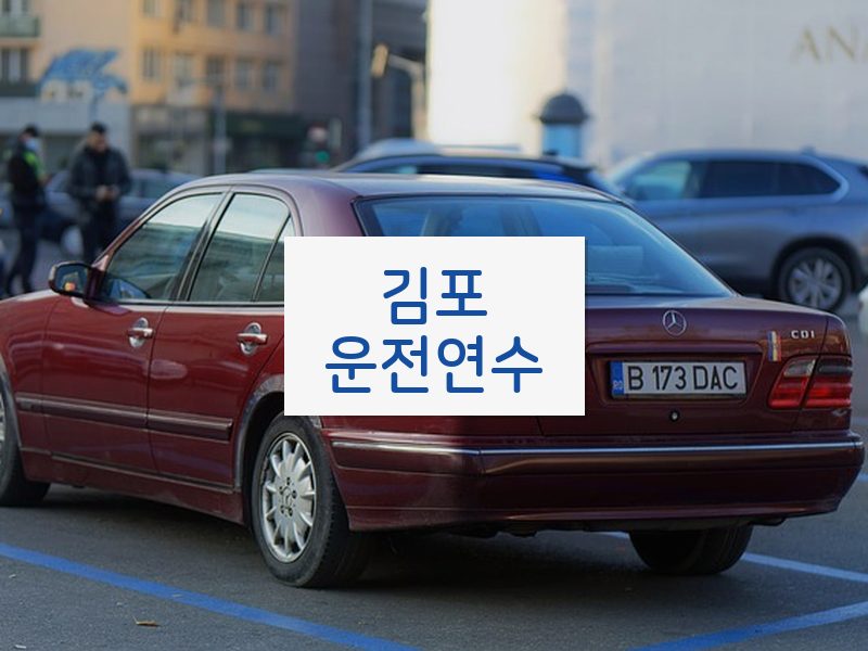 김포운전연수 후기