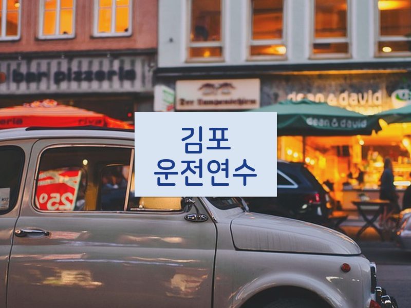 김포운전연수 후기