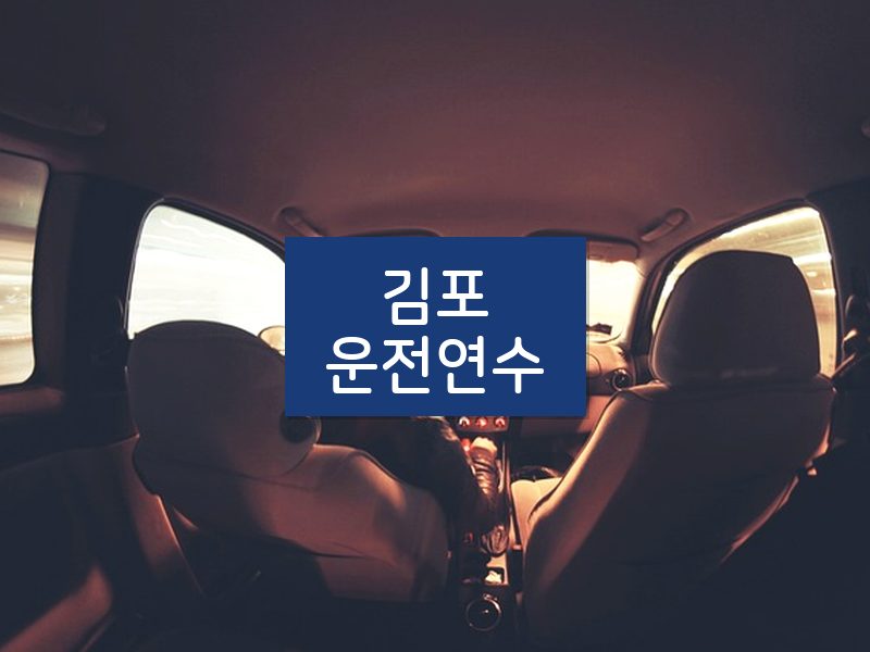 김포운전연수 후기