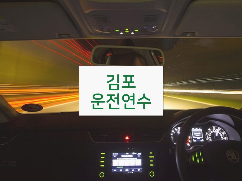김포운전연수 후기