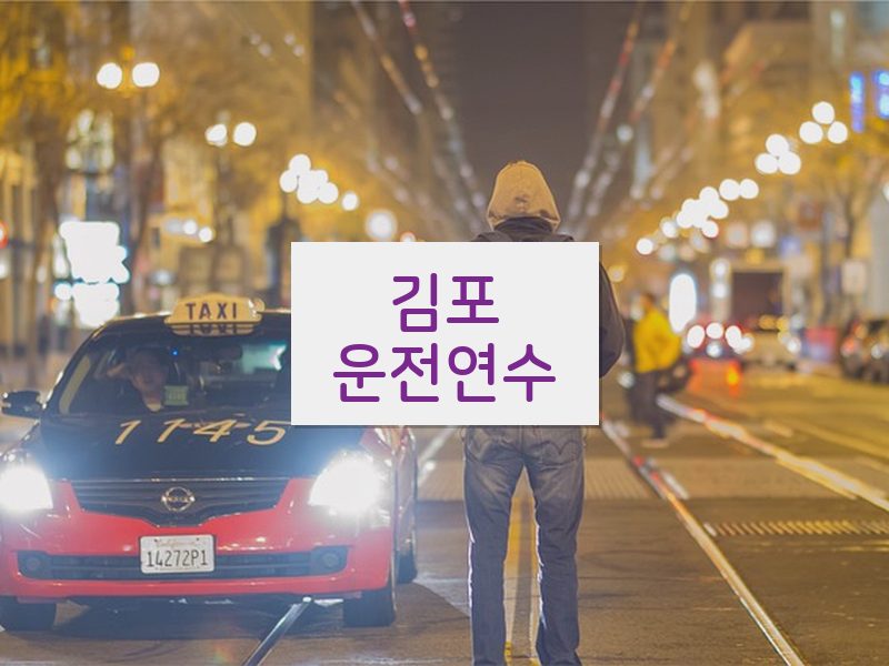 김포운전연수 후기