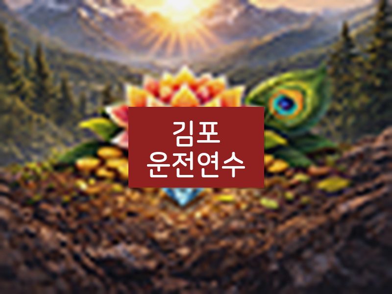 김포운전연수 후기
