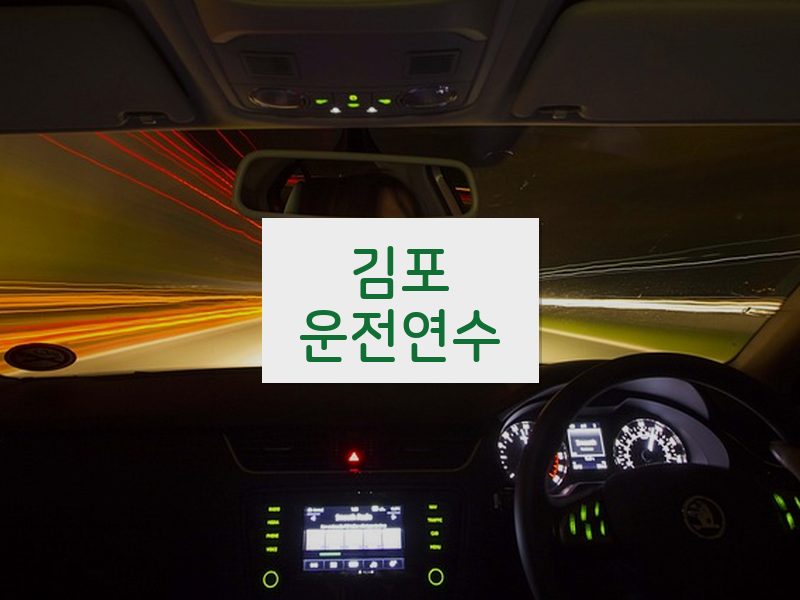 김포운전연수 후기