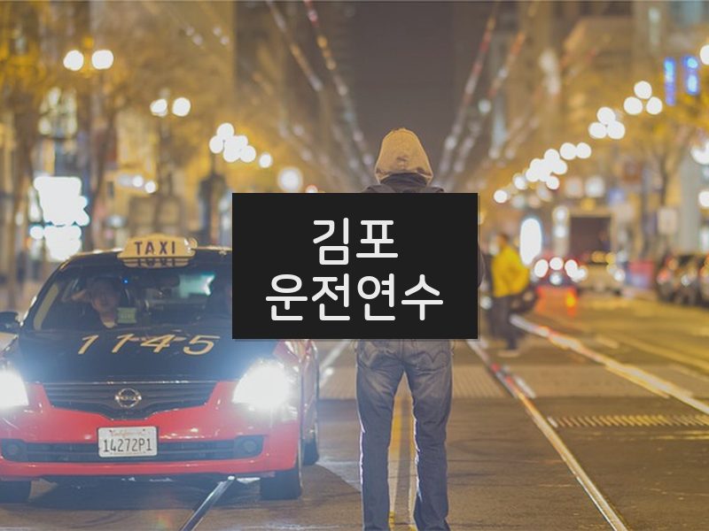 김포운전연수 후기