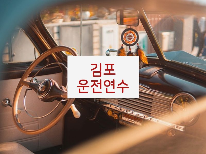 김포운전연수 후기
