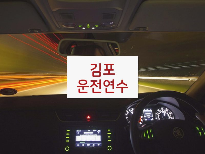 김포운전연수 후기