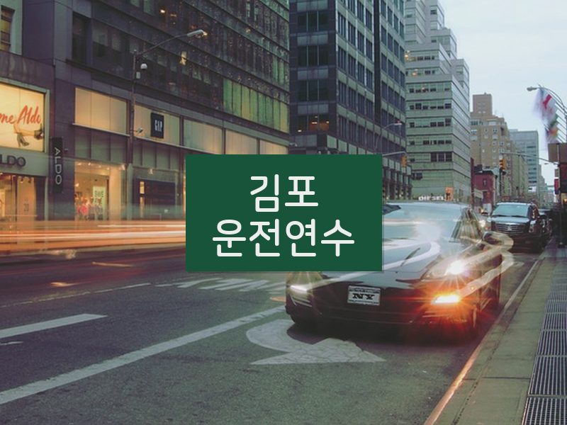 김포운전연수 후기