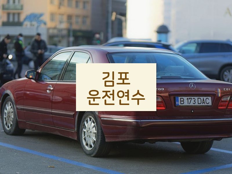 김포운전연수 후기