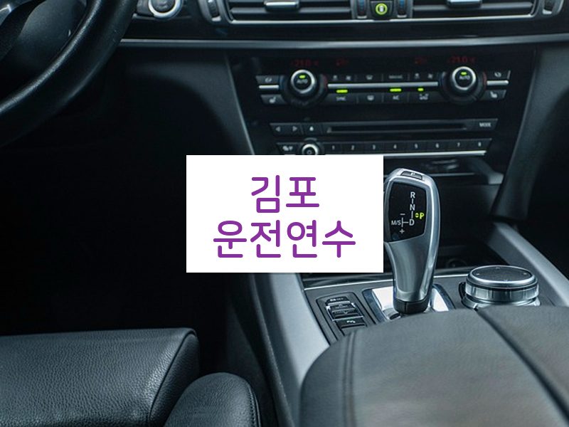 김포운전연수 후기