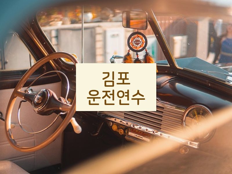 김포운전연수 후기