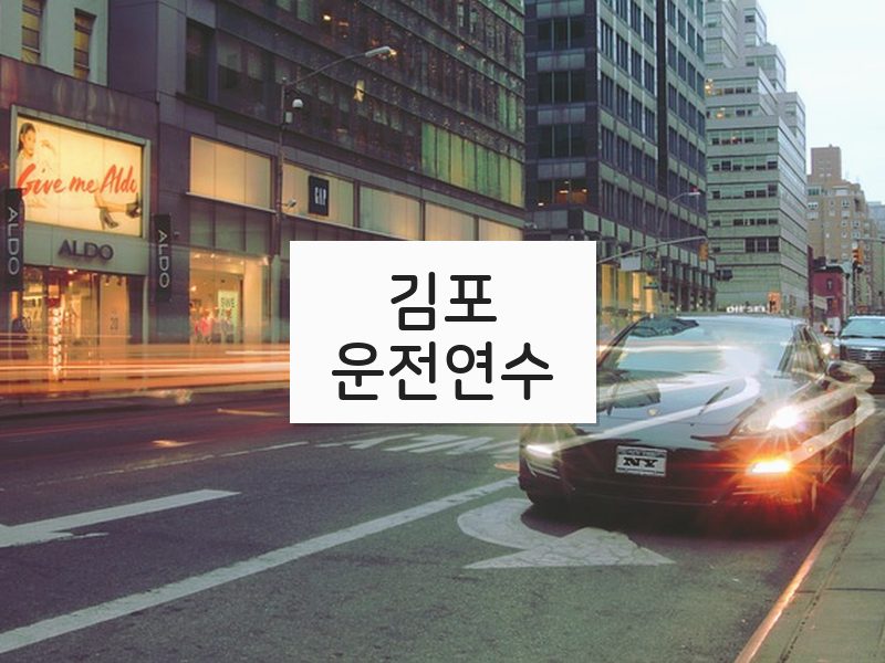 김포운전연수 후기