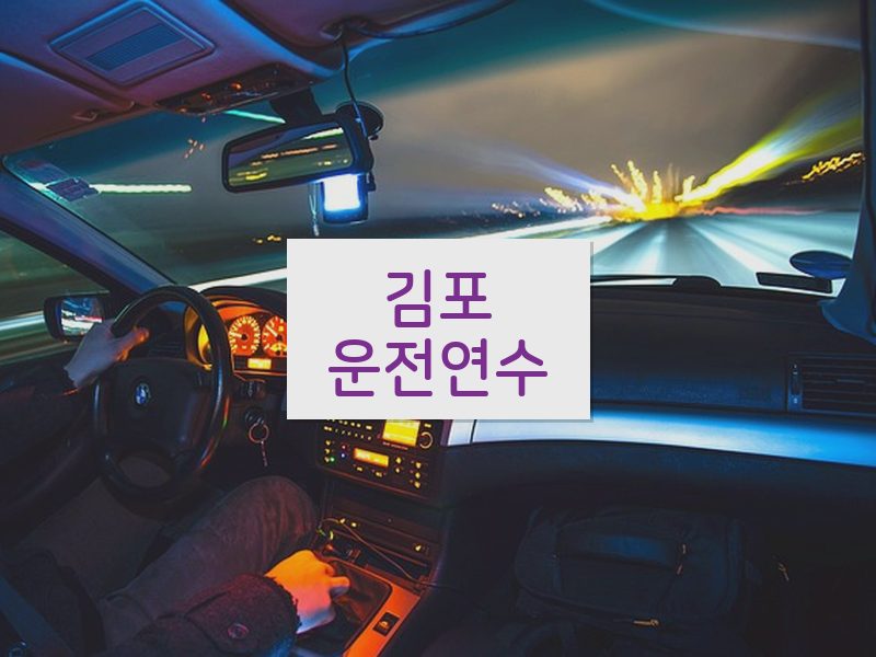 김포운전연수 후기