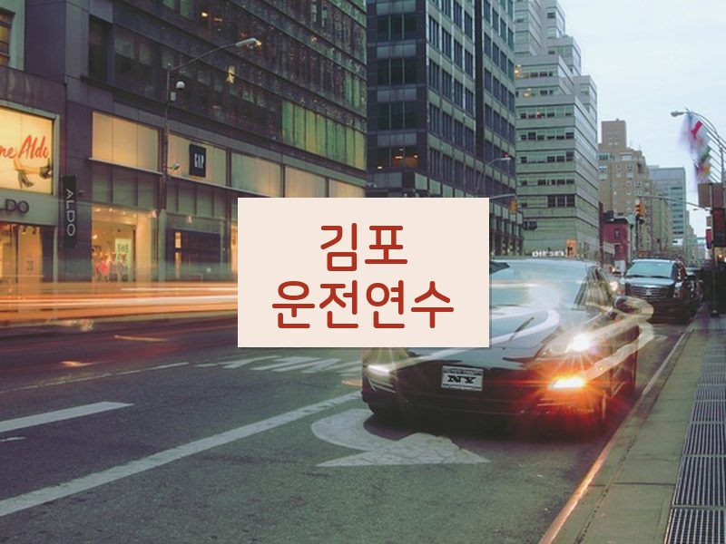 김포운전연수 후기