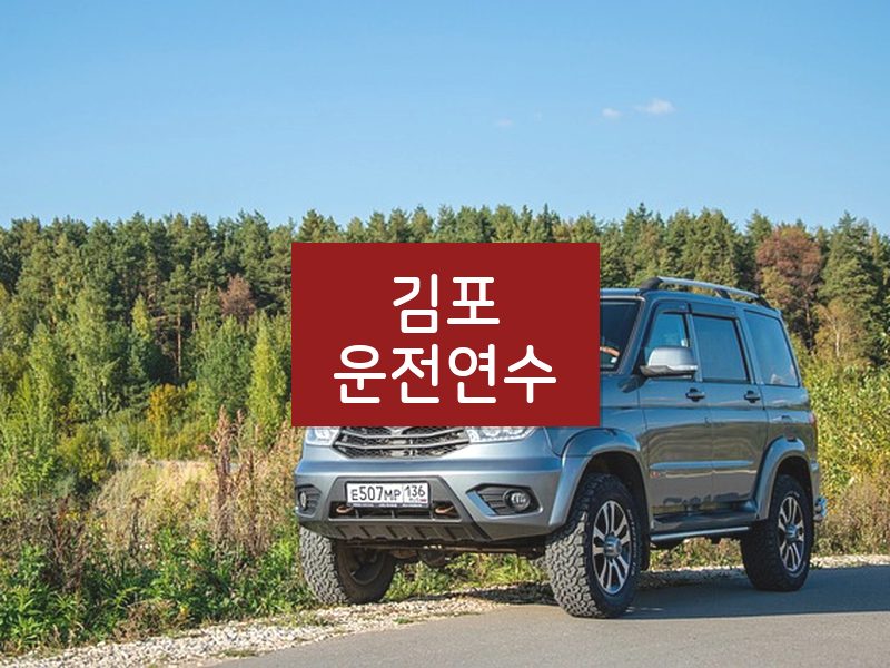 김포운전연수 후기