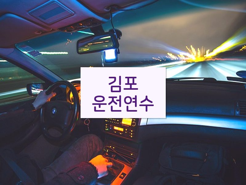 김포운전연수 후기