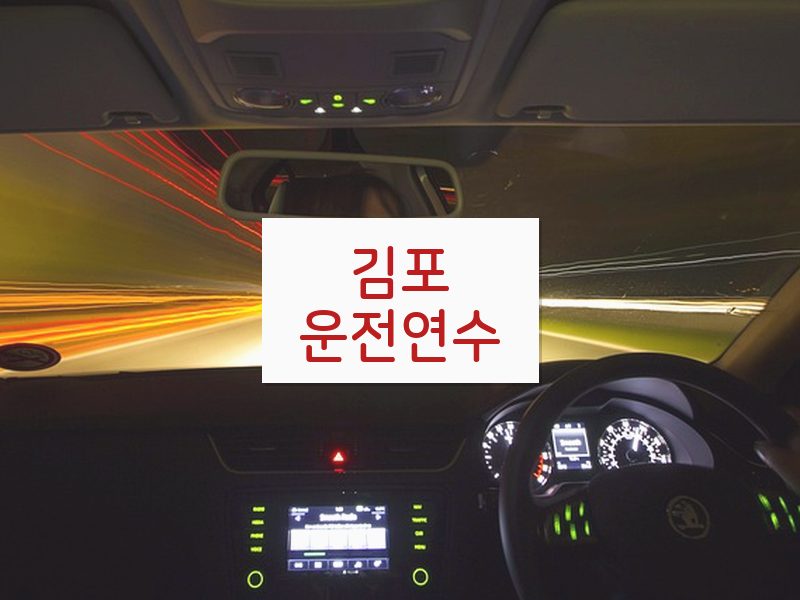 김포운전연수 후기