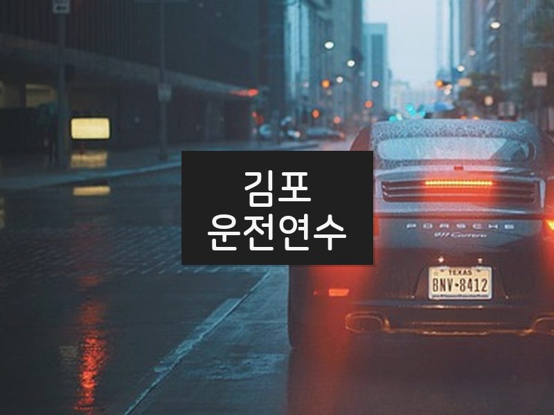 김포운전연수 후기