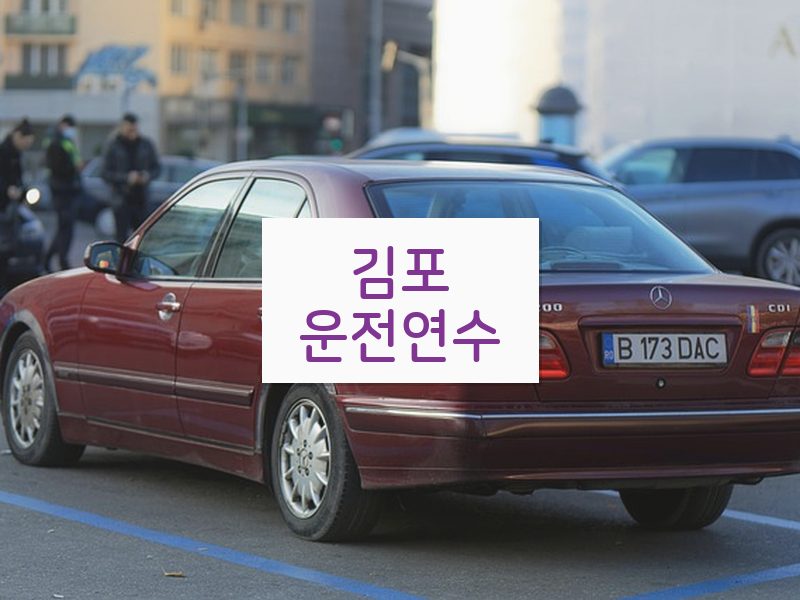 김포운전연수 후기