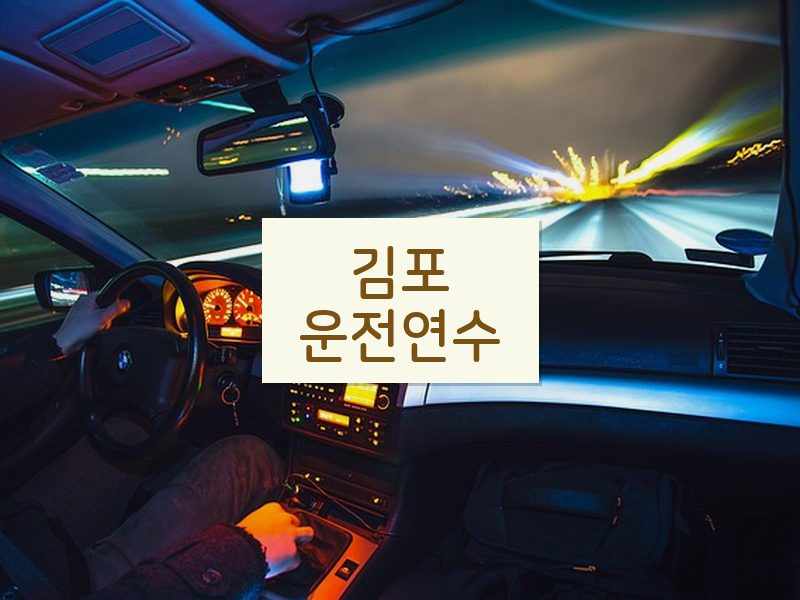 김포운전연수 후기