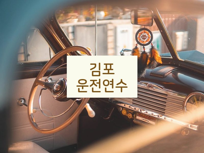 김포운전연수 후기