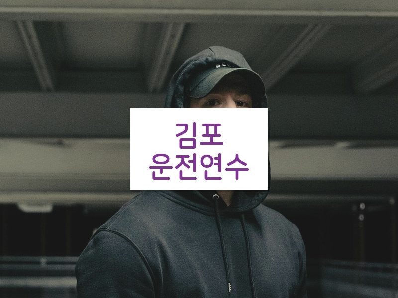 김포운전연수 후기