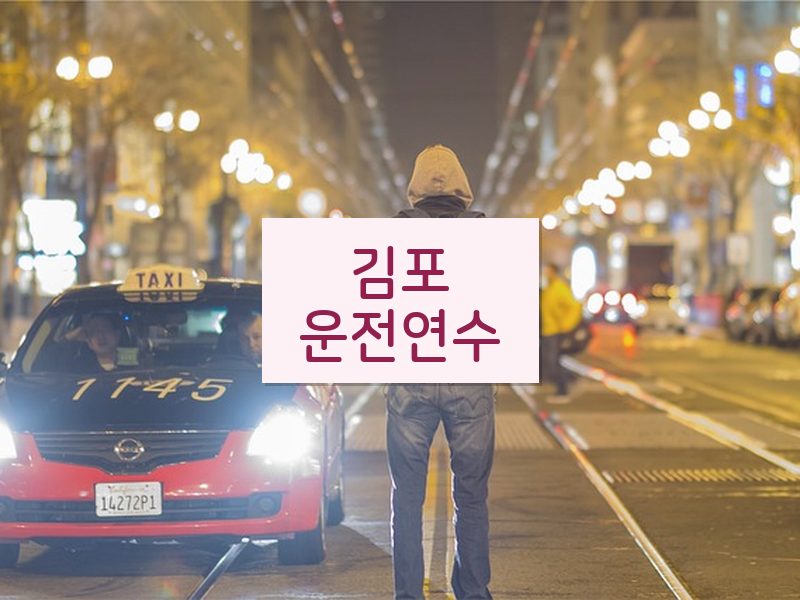 김포운전연수 후기
